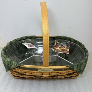 Longaberger Traditions Collection Hospitality Basket 2 Protectors Liner 18x14”